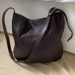 Shinola leather shoulder bag